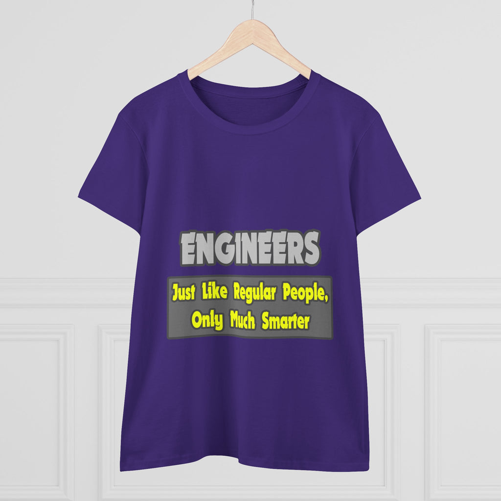 Engineers...Smarter - Women's Midweight Cotton Tee