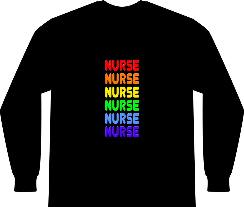 Rainbow Nurse - Unisex Long Sleeve T-Shirt