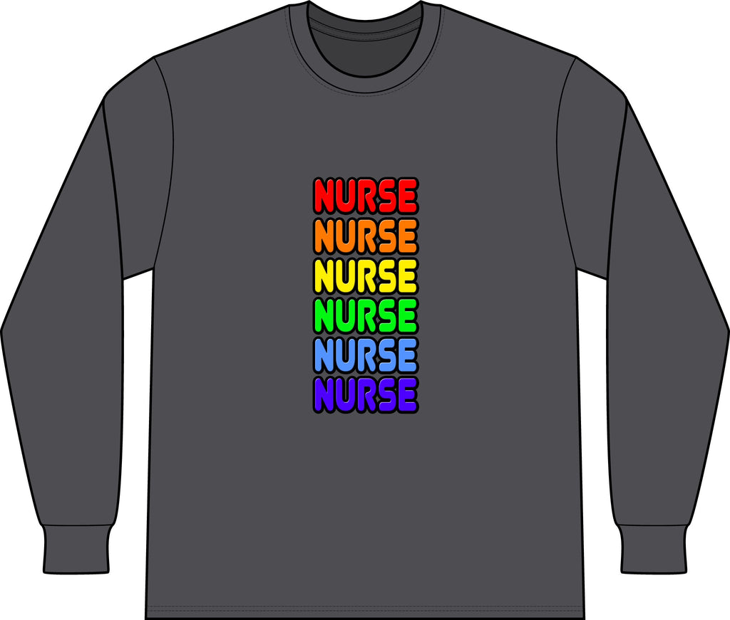 Rainbow Nurse - Unisex Long Sleeve T-Shirt