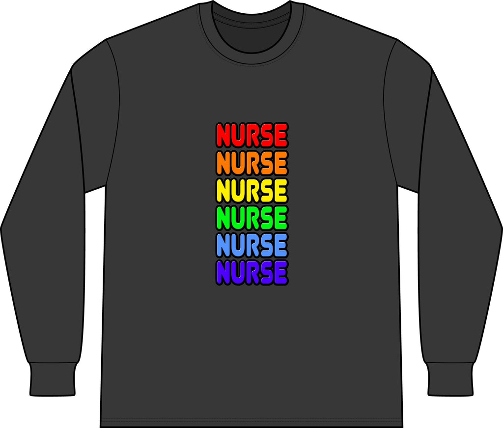 Rainbow Nurse - Unisex Long Sleeve T-Shirt