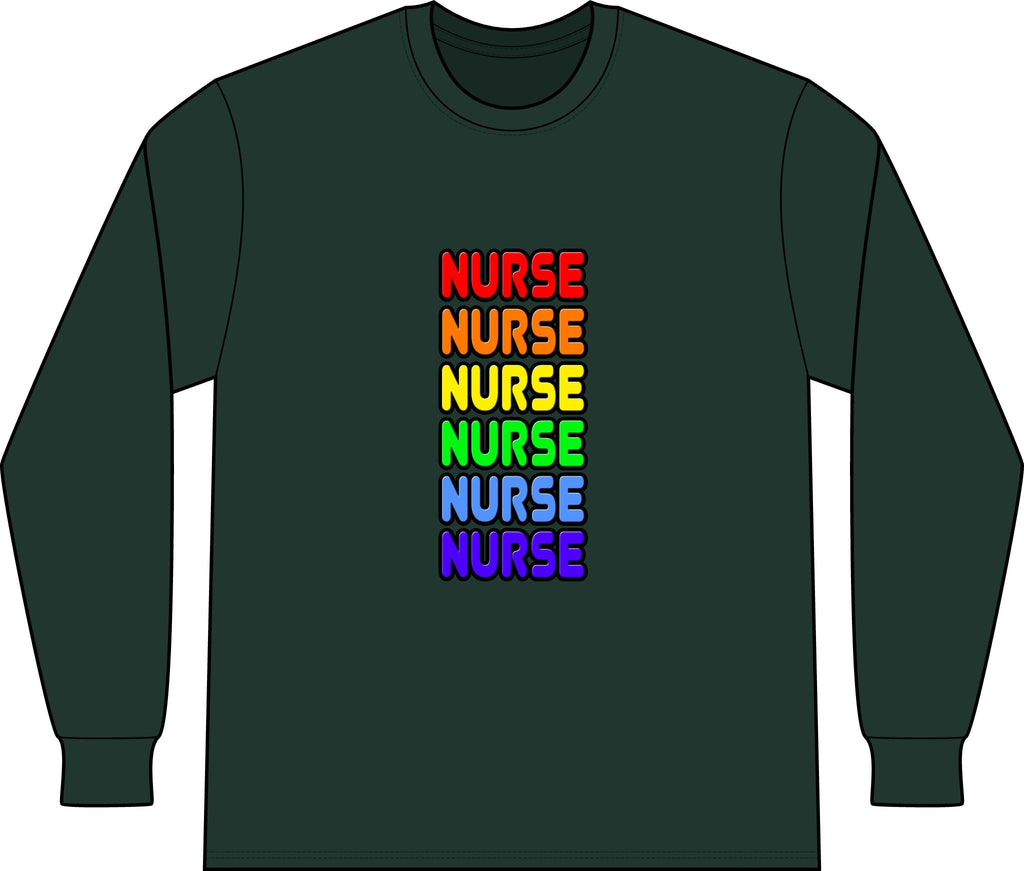 Rainbow Nurse - Unisex Long Sleeve T-Shirt