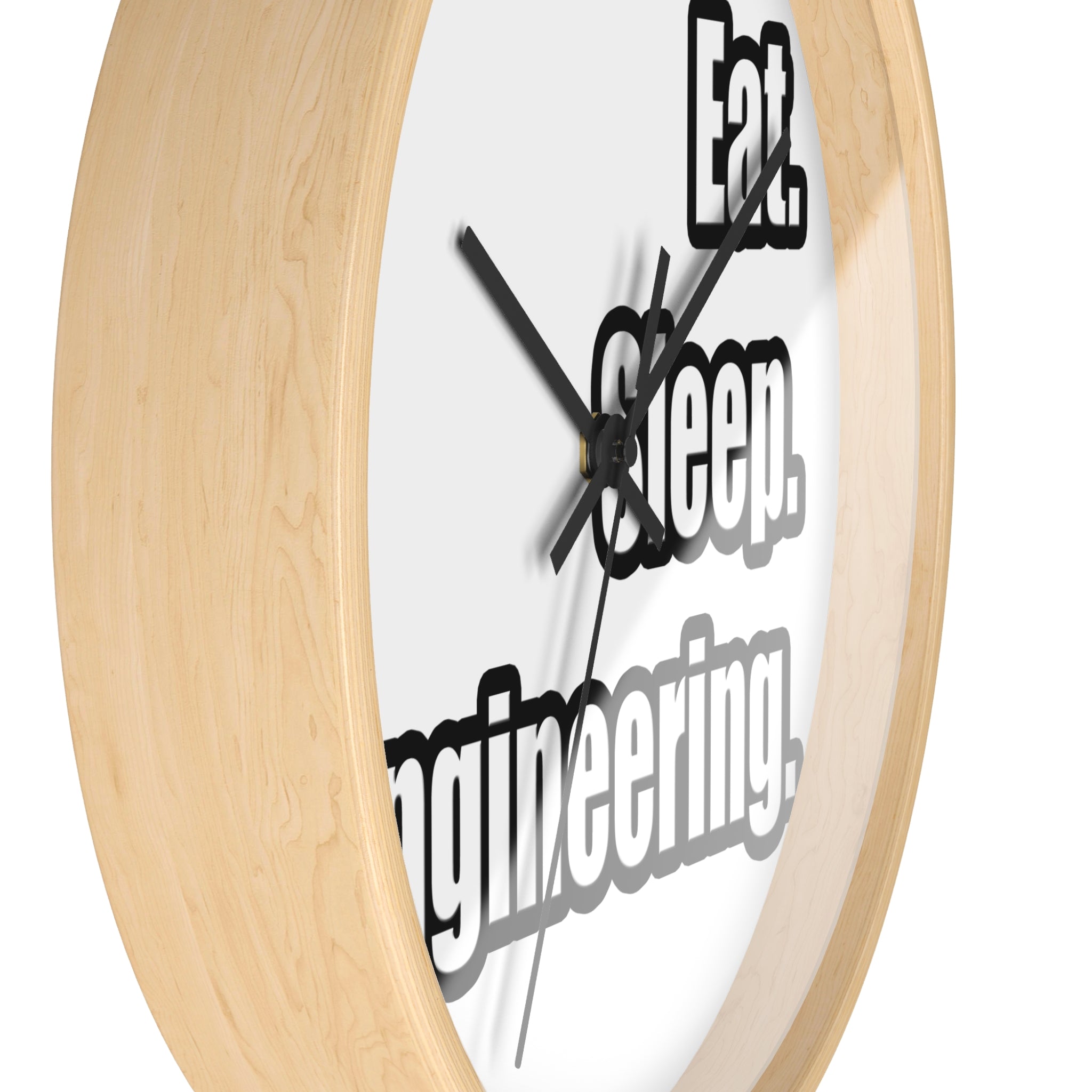 Eat. Sleep. Engineering - Wall Clock