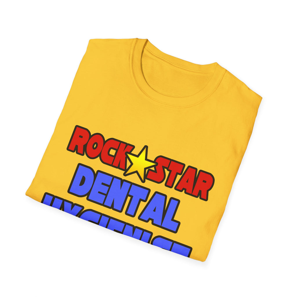 Rock Star Dental Hygienist - Unisex Softstyle T-Shirt