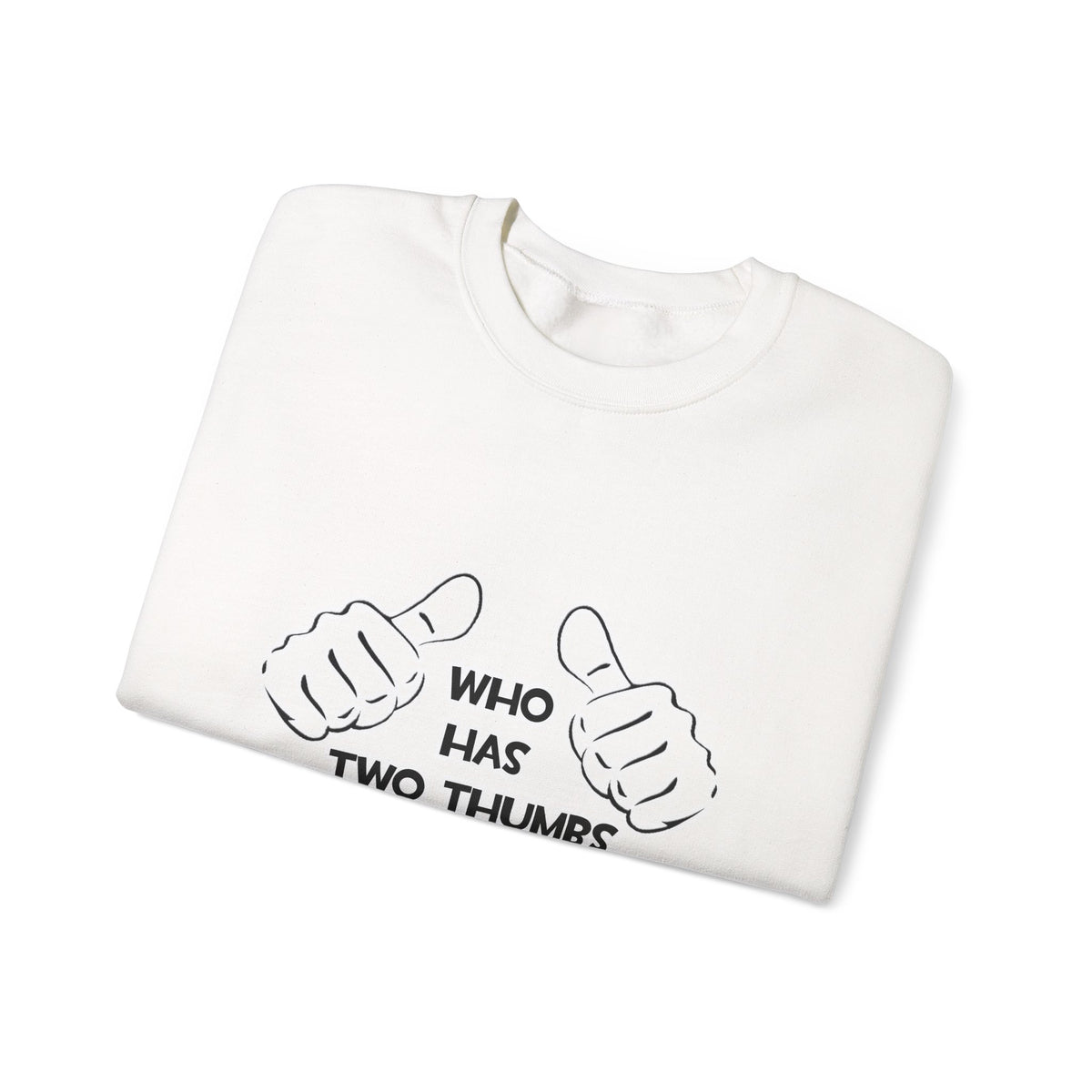 Two Thumbs .. Anesthesiologist Assistant - Unisex Heavy Blend™ Crewneck Sweatshirt