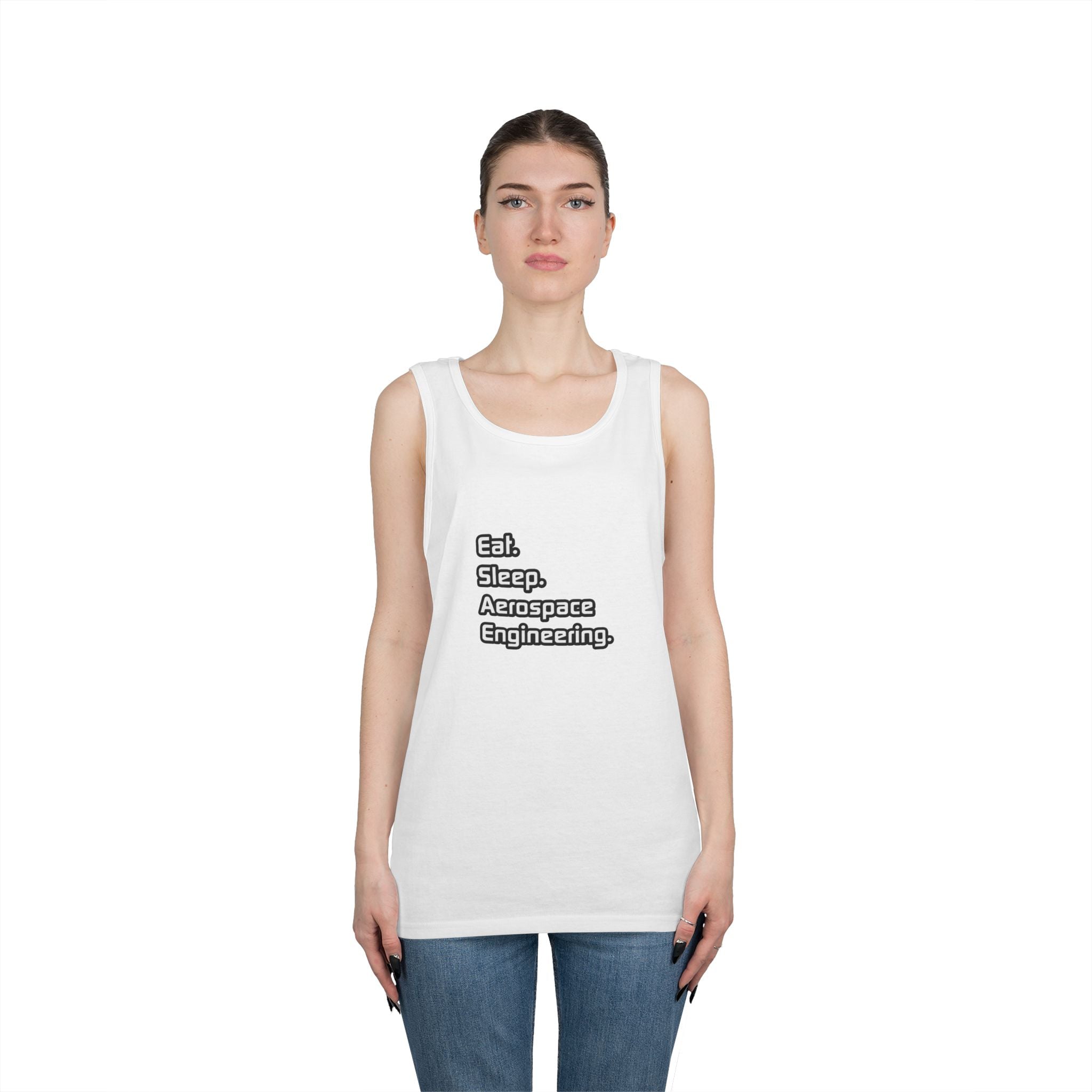 Eat. Sleep. Aerospace Engineering - Unisex Heavy Cotton Tank Top