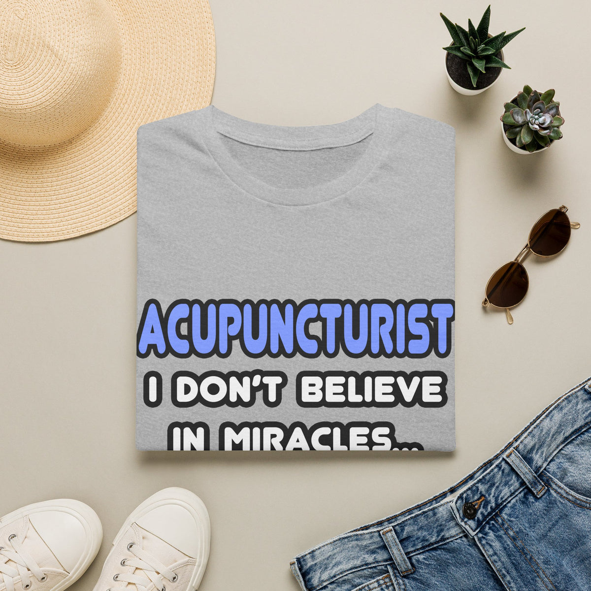Miracles and Acupuncturists - Unisex Softstyle T-Shirt