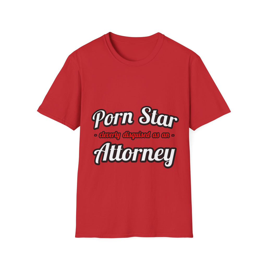Porn Star... Attorney - Unisex Softstyle T-Shirt