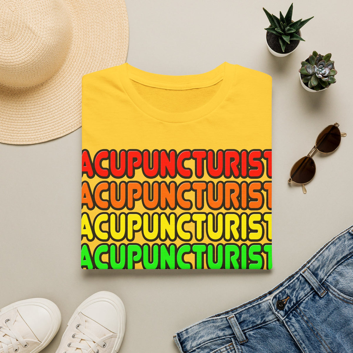 Rainbow Acupuncturist - Unisex Softstyle T-Shirt