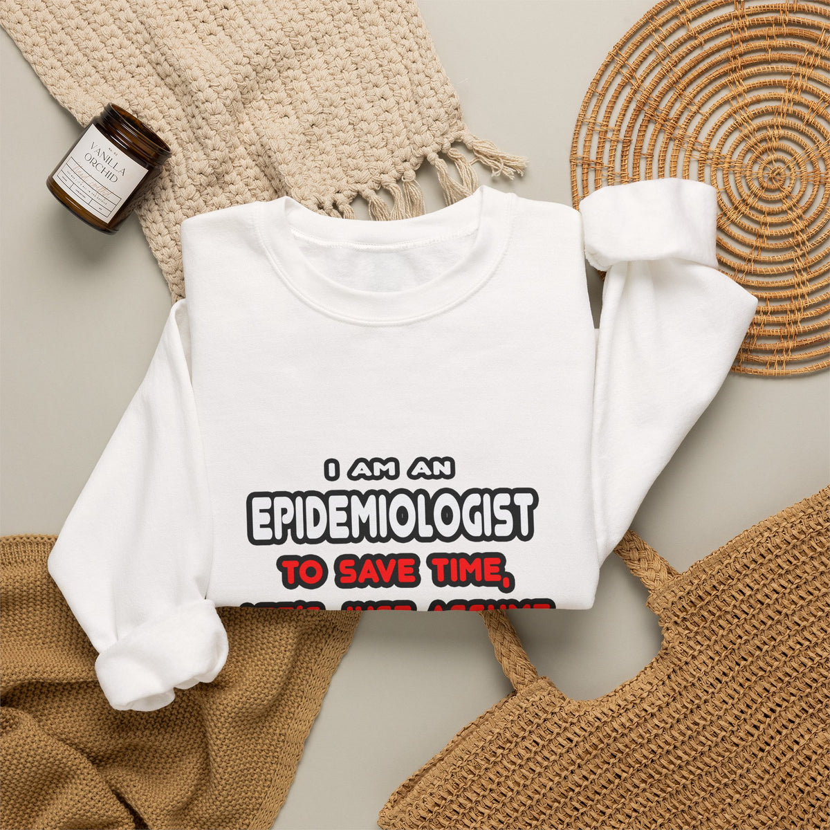 Funny Epidemiologist T Shirts and Gifts - Unisex Heavy Blend™ Crewneck Sweatshirt