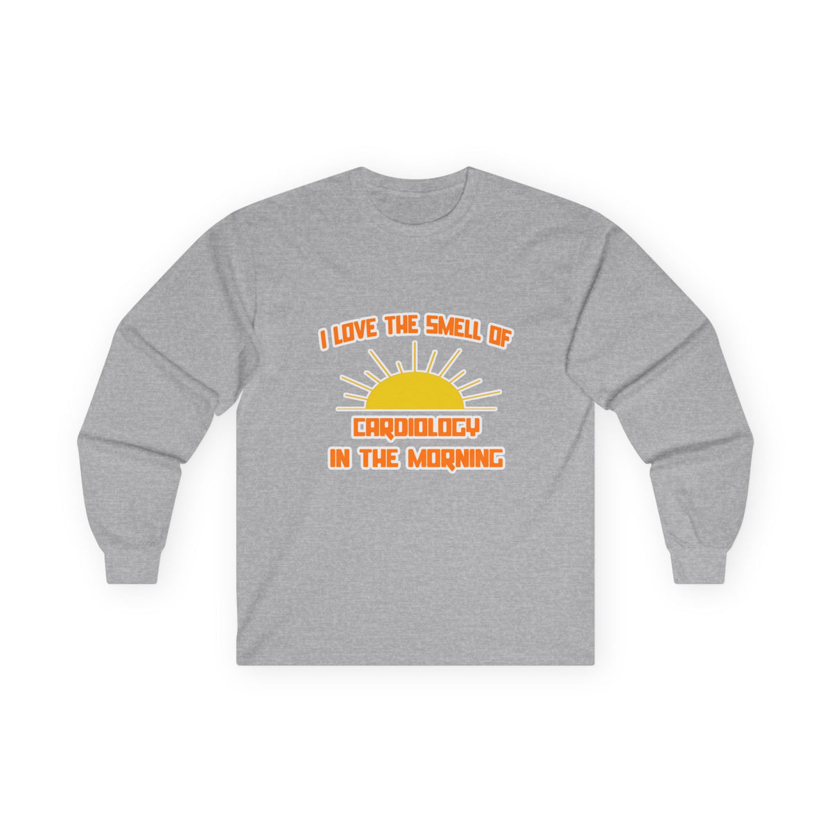 Smell of Cardiology in the Morning - Unisex Ultra Cotton Long Sleeve Tee