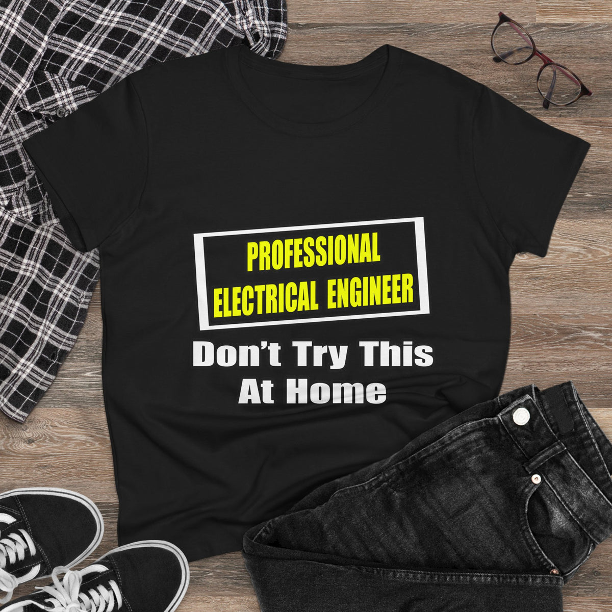 Professional Electrical Engineer...Joke - Women's Midweight Cotton Tee