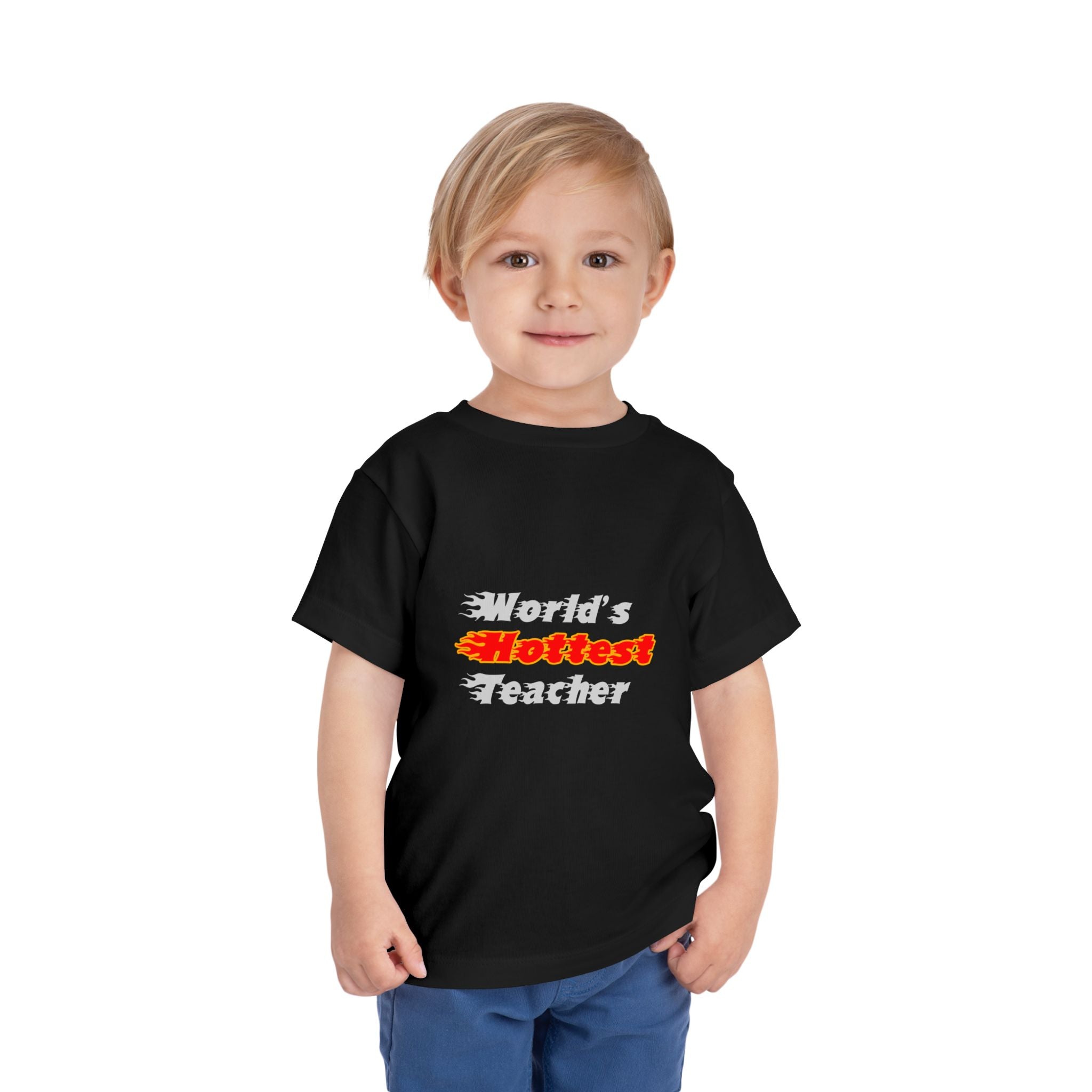 World's Hottest Teacher - Toddler Short Sleeve Tee