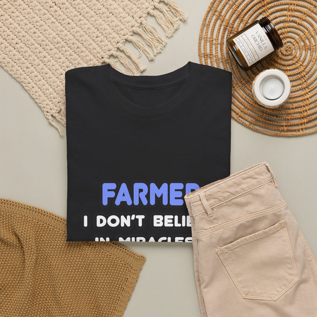 Miracles and Farmers - Unisex Heavy Cotton Tee