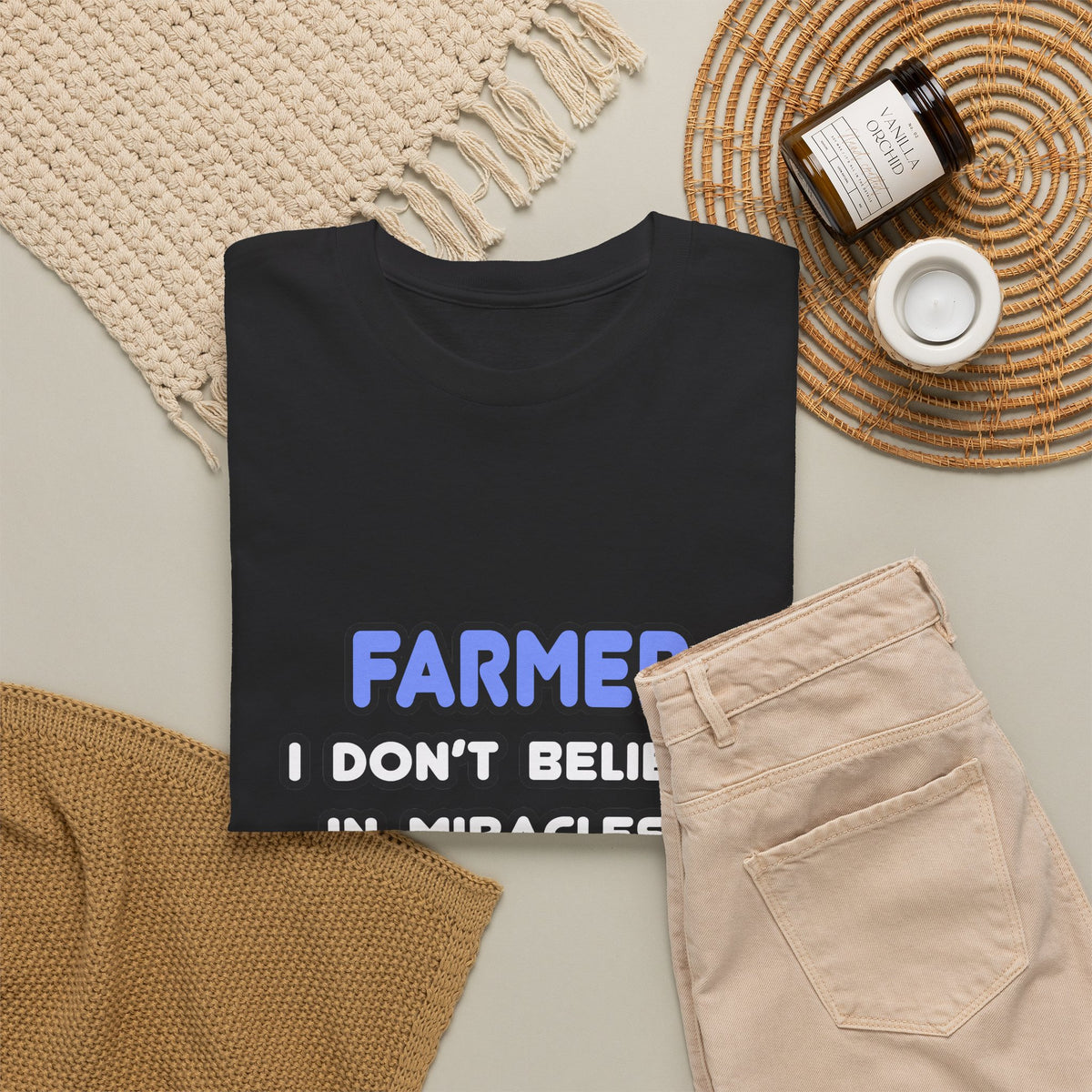 Miracles and Farmers - Unisex Heavy Cotton Tee