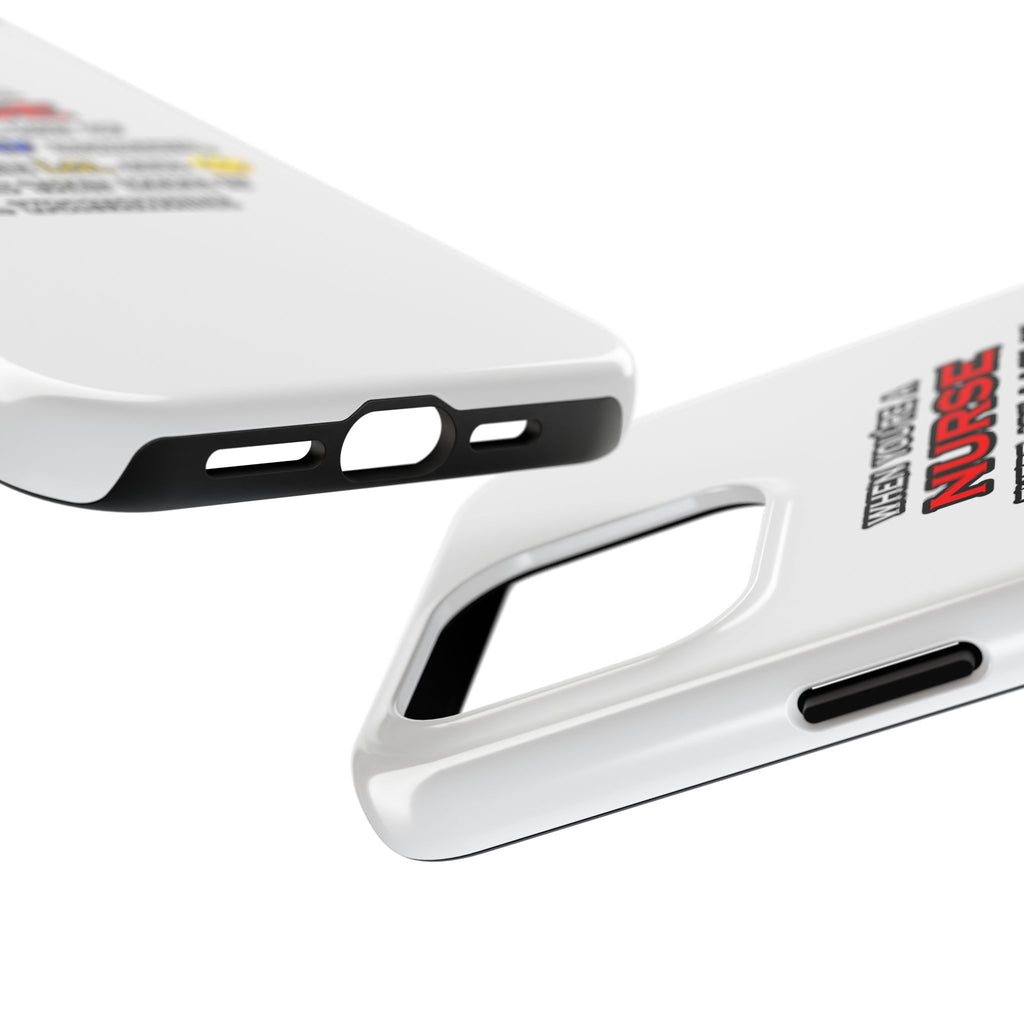 Nurse ... OMG WTF LOL - Tough Phone Cases