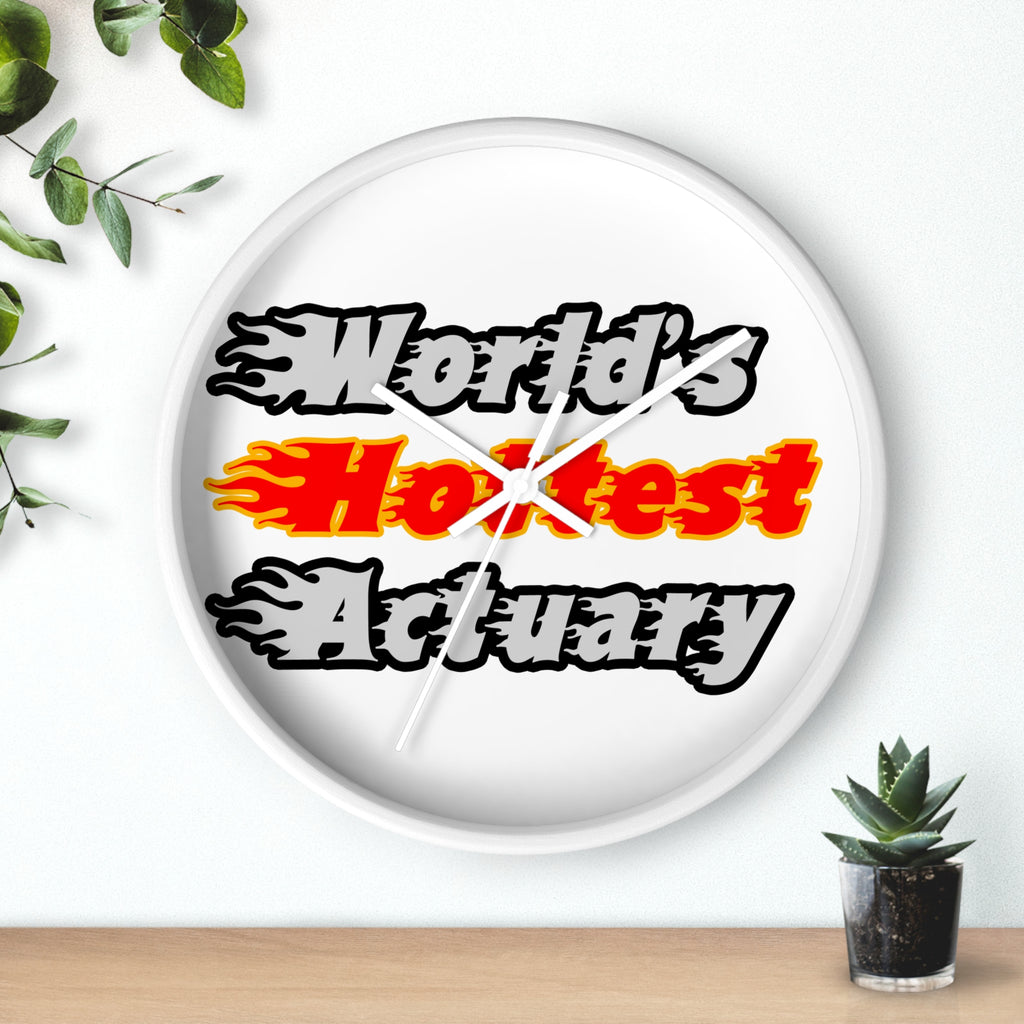 World's Hottest Actuary - Wall Clock