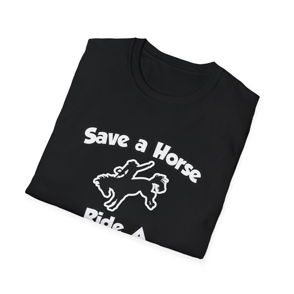 Save a Horse .. Ride a Dermatologist - Unisex Softstyle T-Shirt