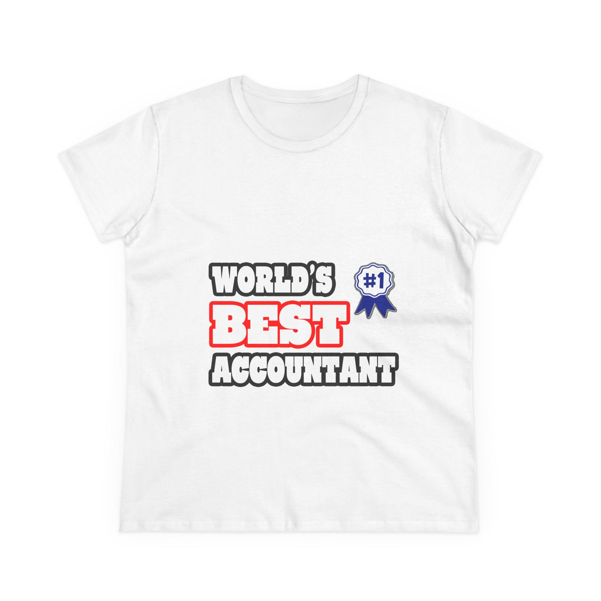 World's Best Accountant - Women's Midweight Cotton Tee