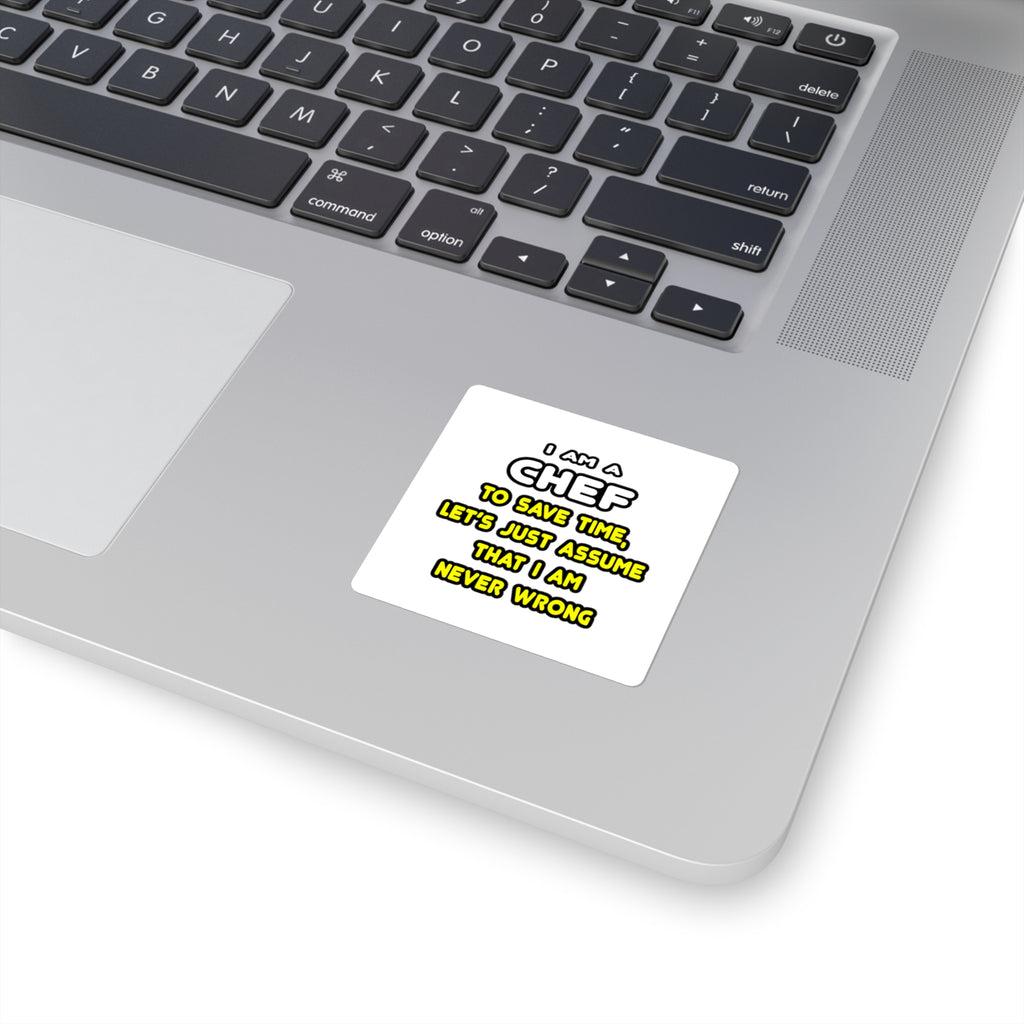 Funny Chef T Shirts and Gifts - Square Stickers