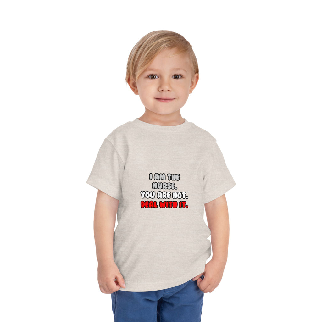 Deal With It ... Funny Nurse - Toddler Short Sleeve Tee