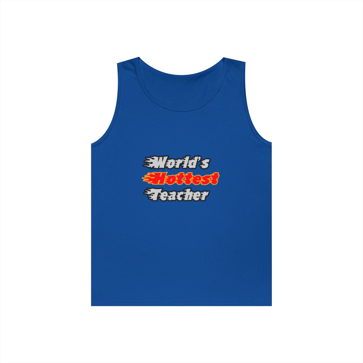 World's Hottest Teacher - Unisex Heavy Cotton Tank Top