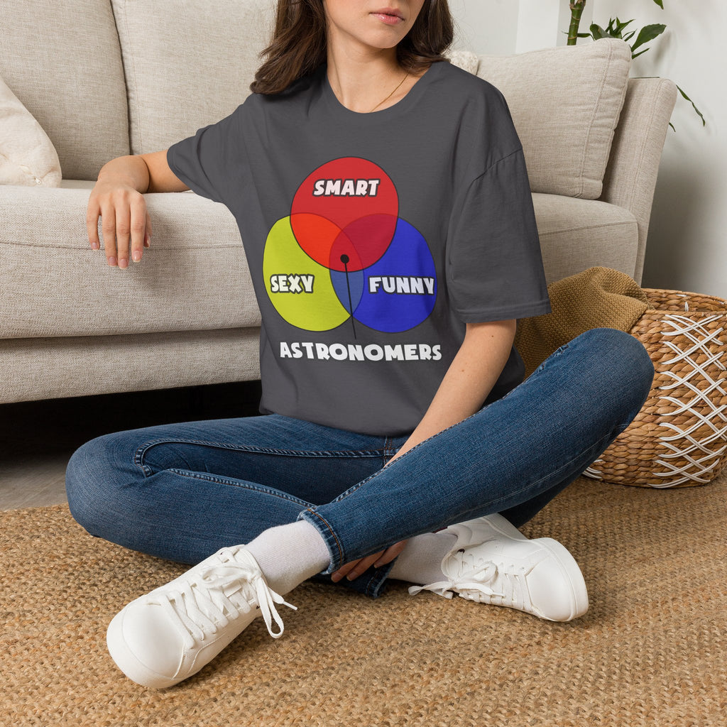 Venn Diagram .. Astronomers - Unisex Softstyle T-Shirt