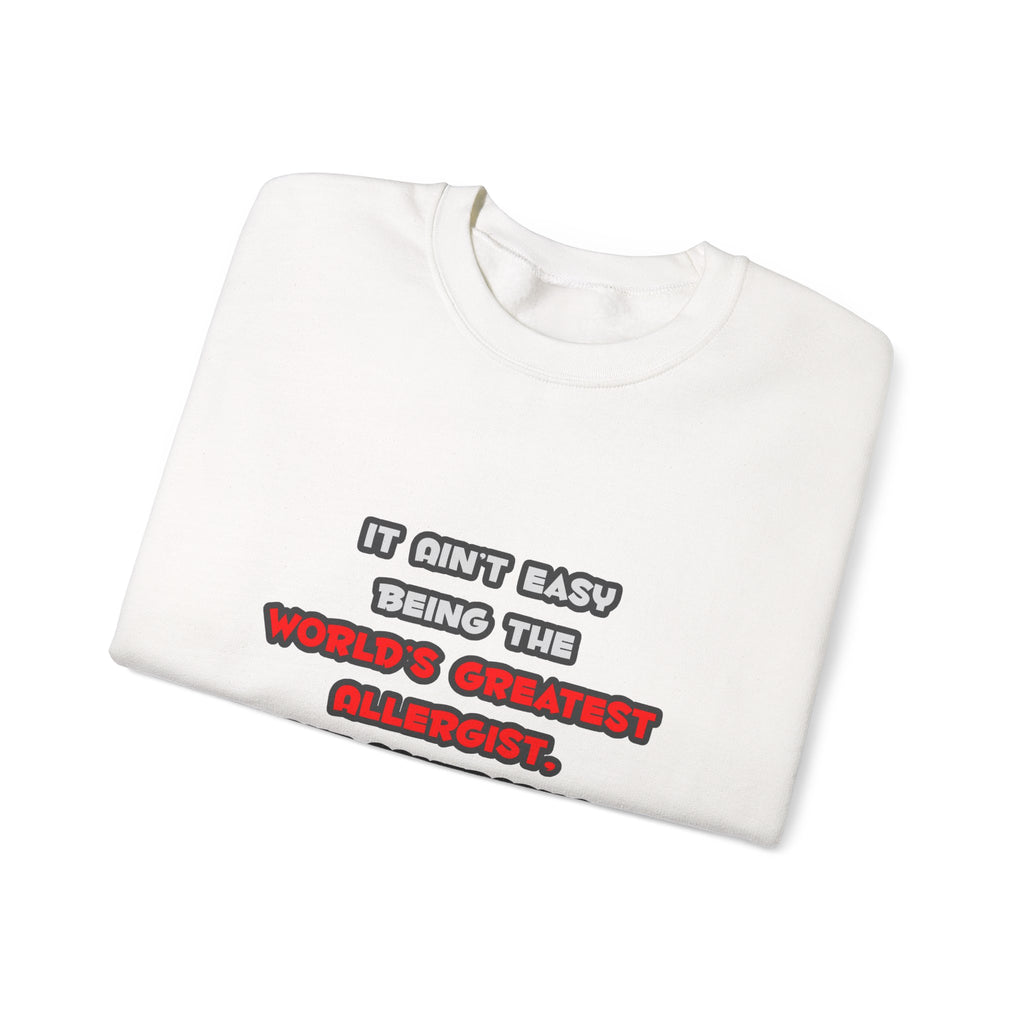 World's Greatest Allergist Joke - Unisex Heavy Blend™ Crewneck Sweatshirt