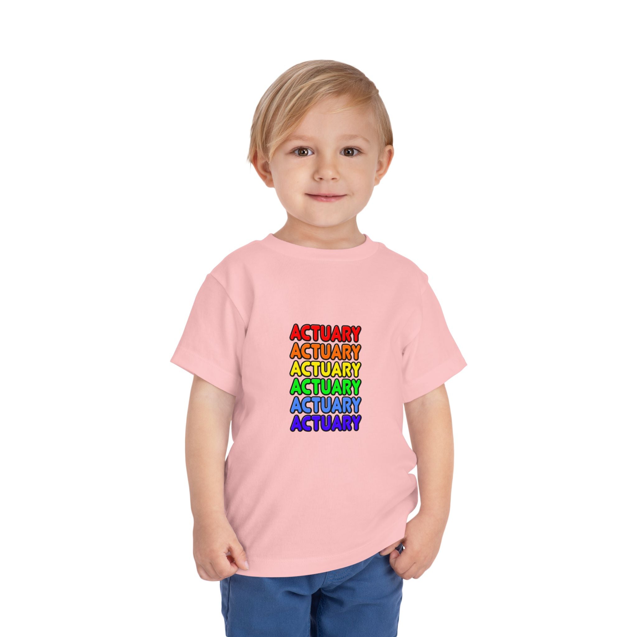 Rainbow Actuary - Toddler Short Sleeve Tee