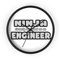 Ninja Cleverly Disguised As An Engineer - Wall Clock