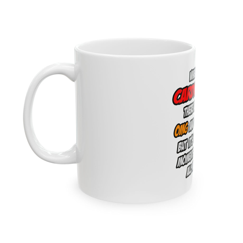 Cardiologist .. OMG WTF LOL - Ceramic Mug, (11oz, 15oz)