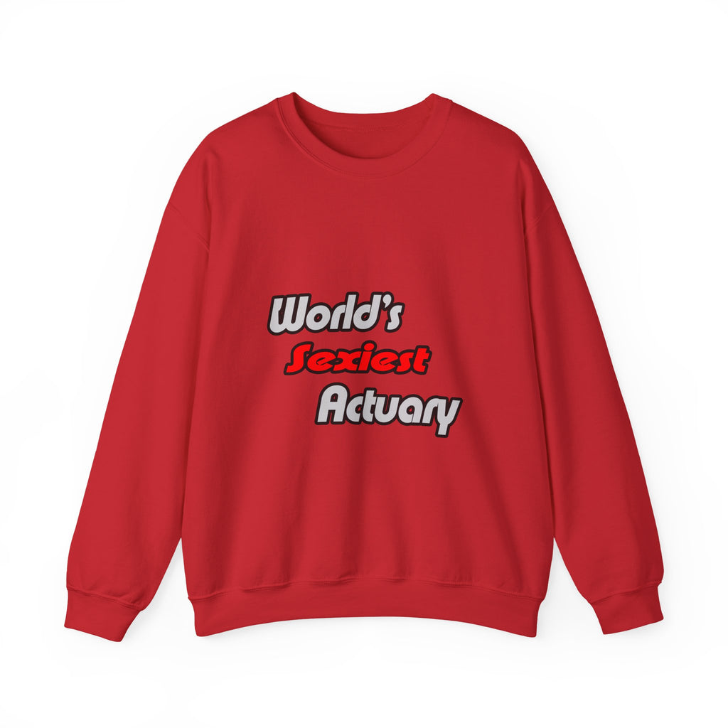 World's Sexiest Actuary - Unisex Heavy Blend™ Crewneck Sweatshirt