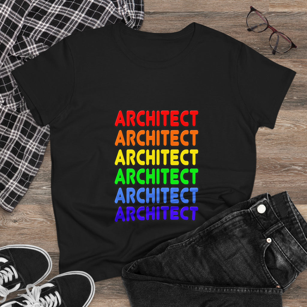 Rainbow Architect - Women's Midweight Cotton Tee
