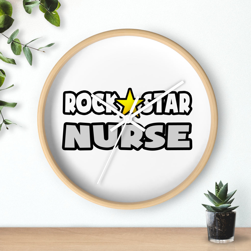 Rock Star Nurse (2) - Wall Clock