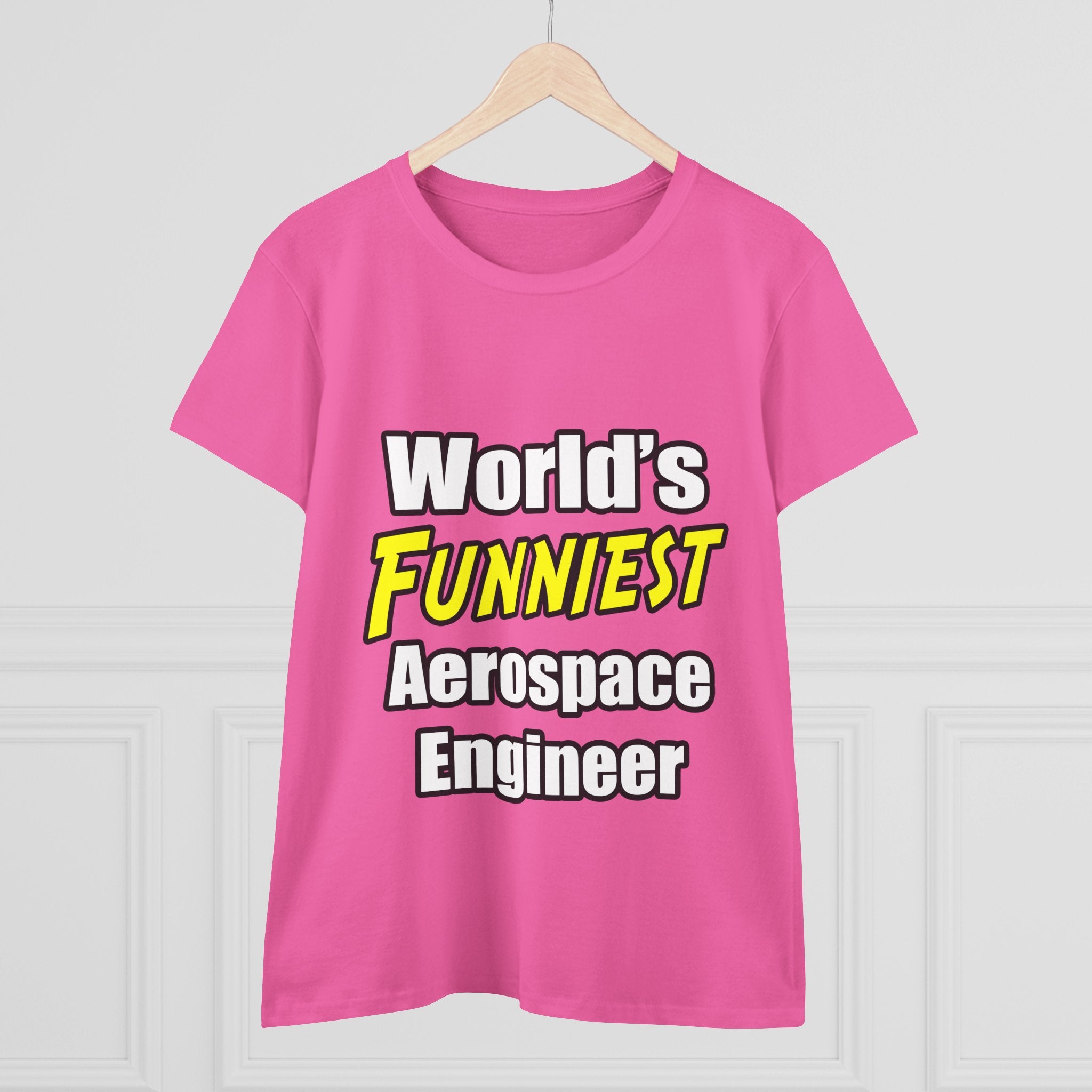 World's Funniest Aerospace Engineer - Women's Midweight Cotton Tee