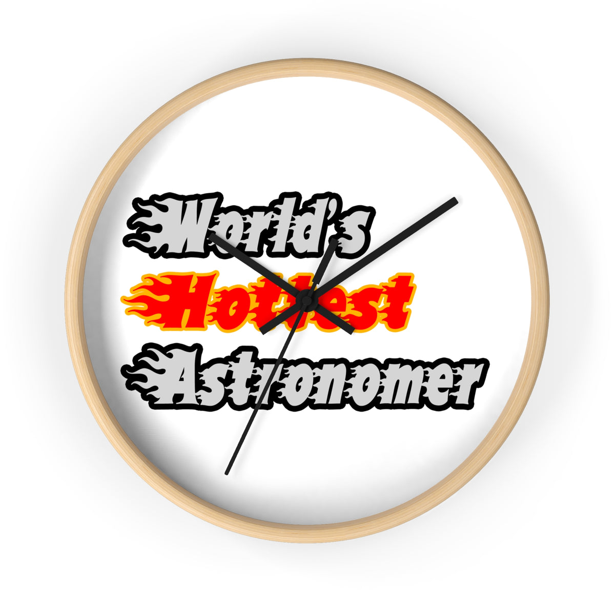 World's Hottest Astronomer - Wall Clock