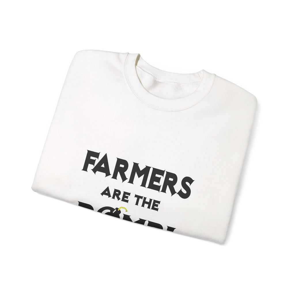 Farmers Are The Bomb! - Unisex Heavy Blend™ Crewneck Sweatshirt