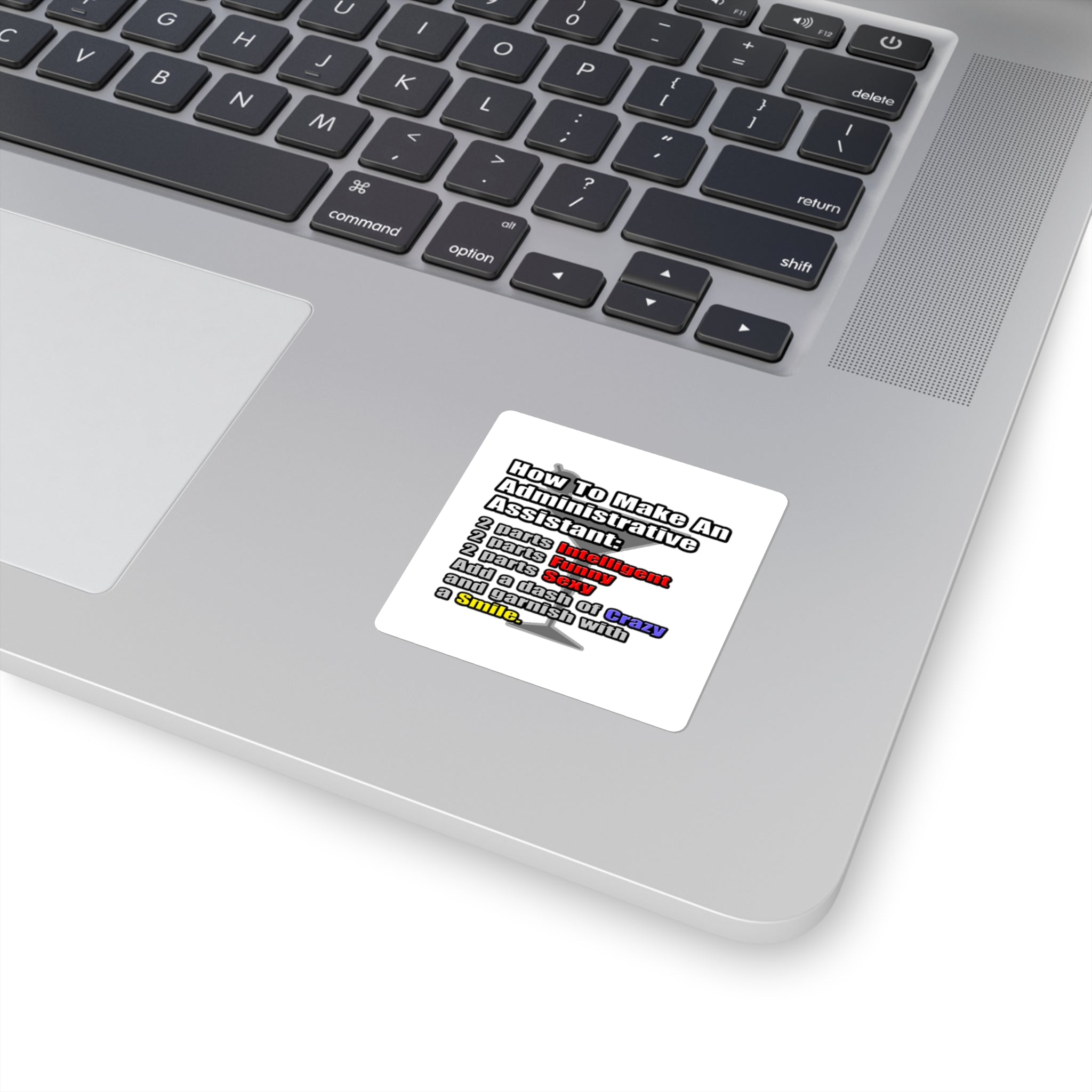 How To Make an Administrative Assistant - Square Stickers