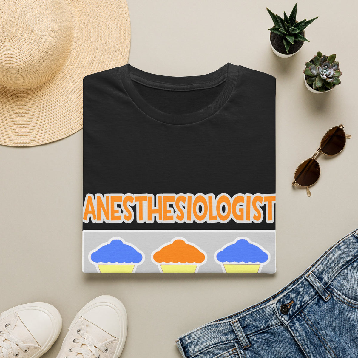 Anesthesiologist ... Will Work For Cupcakes - Unisex Softstyle T-Shirt