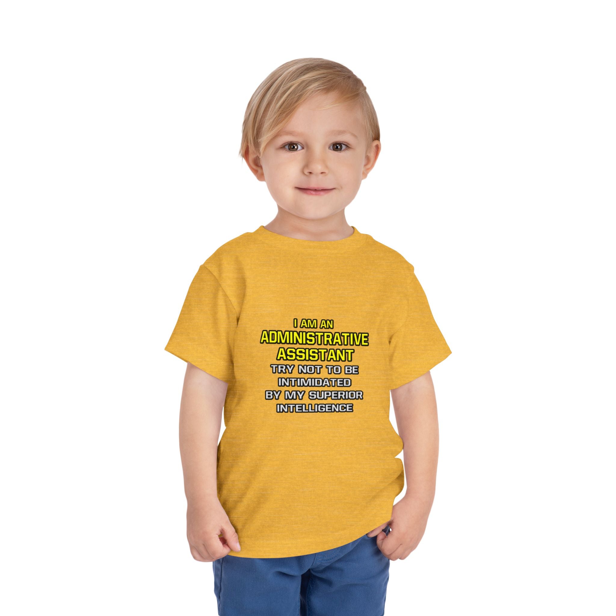 Administrative Assistant...Superior Intelligence - Toddler Short Sleeve Tee