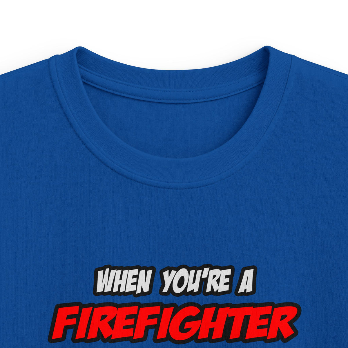 Firefighter .. OMG WTF LOL - Kids Softstyle Tee