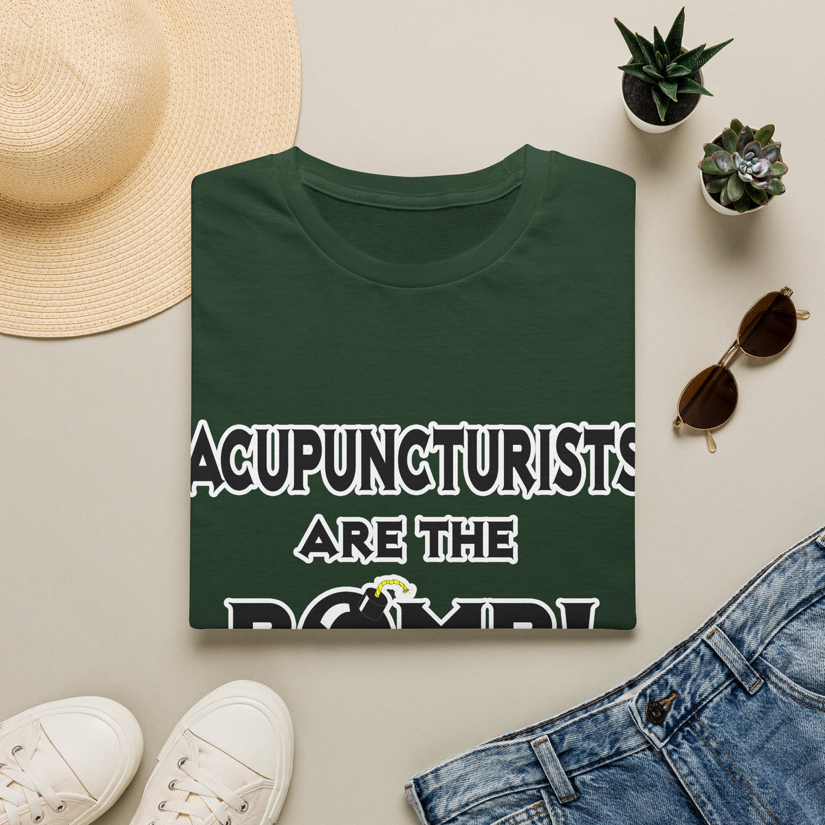 Acupuncturists Are The Bomb! - Unisex Softstyle T-Shirt