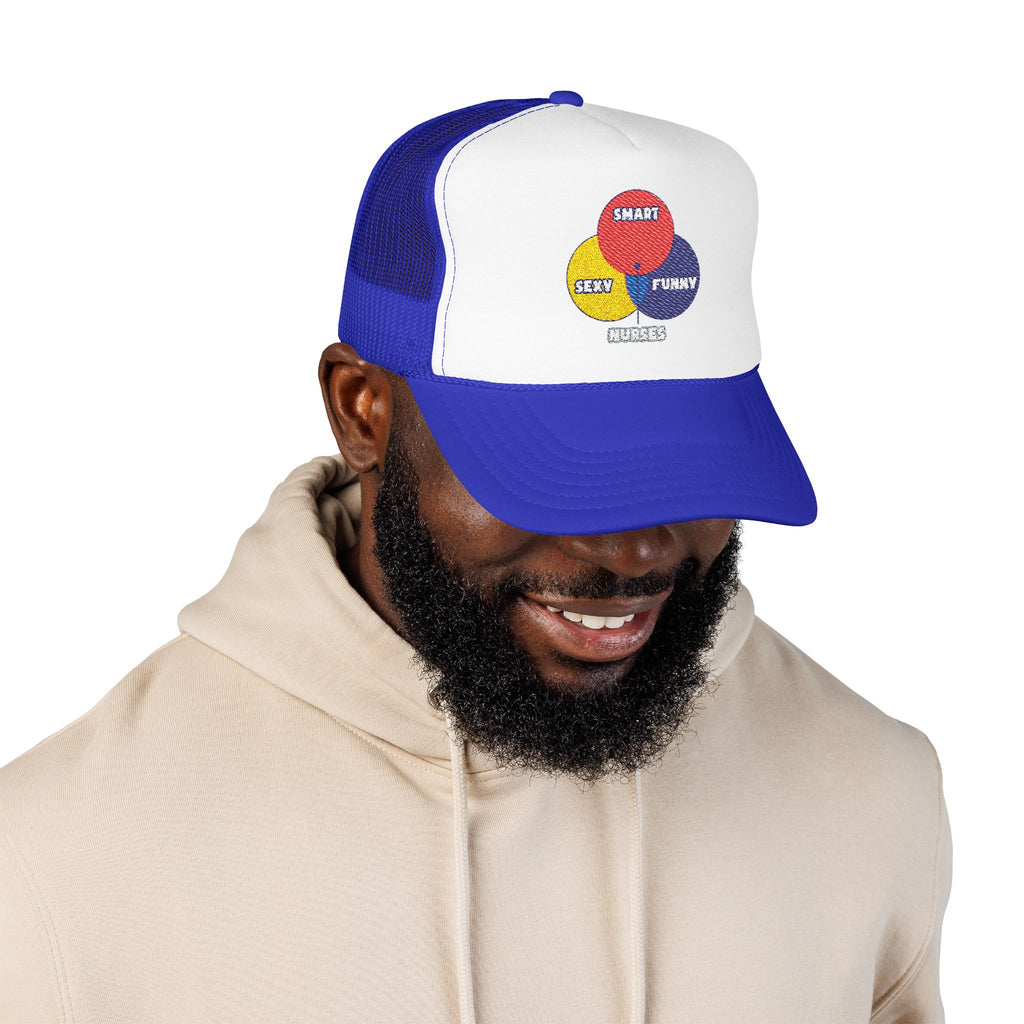 Venn Diagram .. Nurses - Foam Trucker Hat