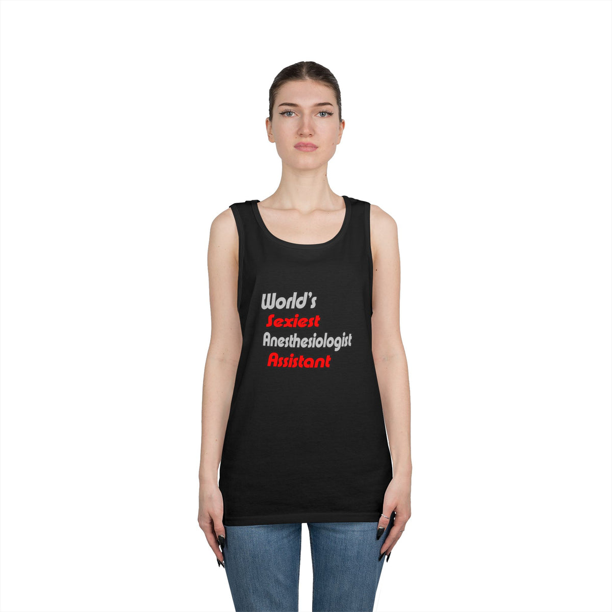 World's Sexiest Anesthesiologist Assistant - Unisex Heavy Cotton Tank Top