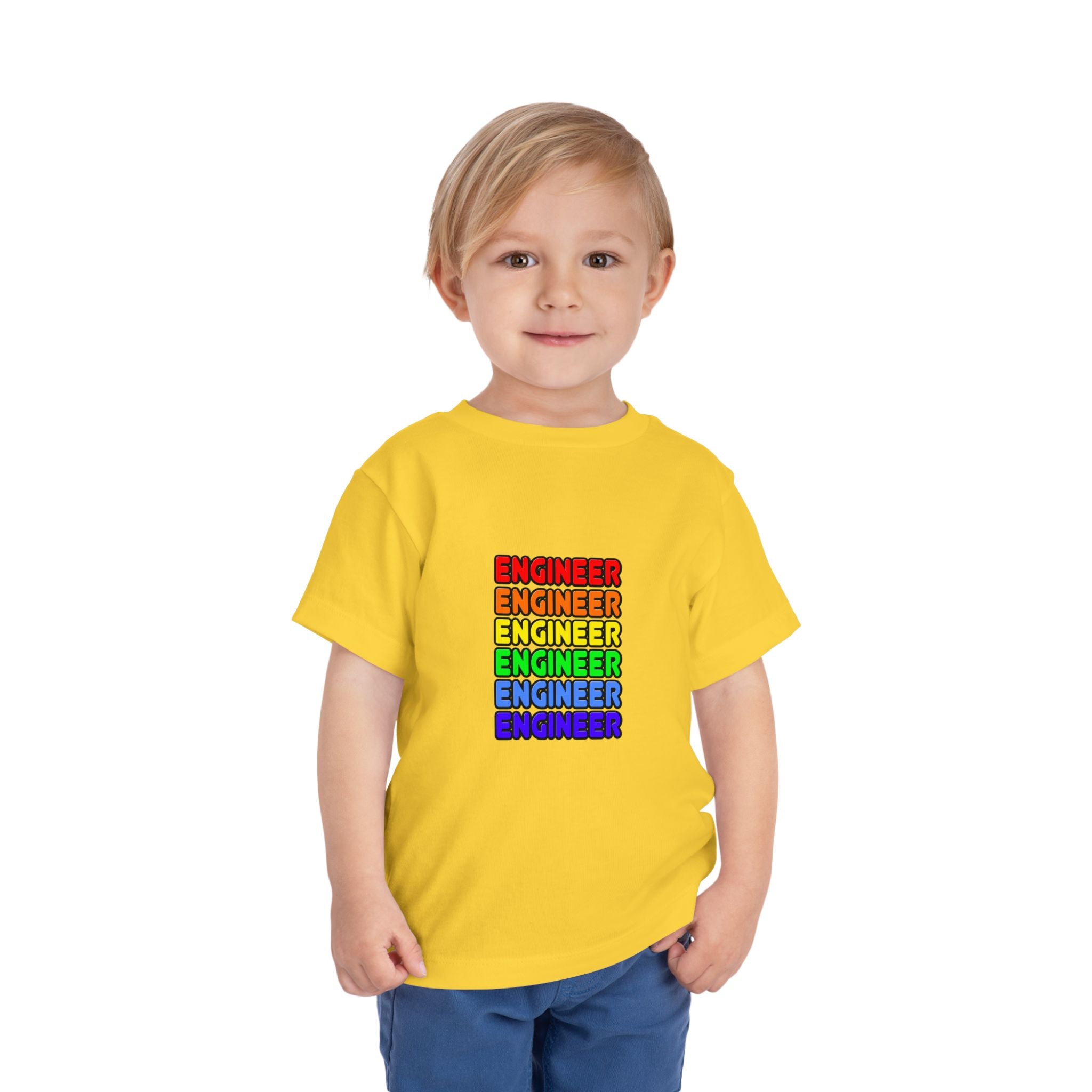 Rainbow Engineer - Toddler Short Sleeve Tee