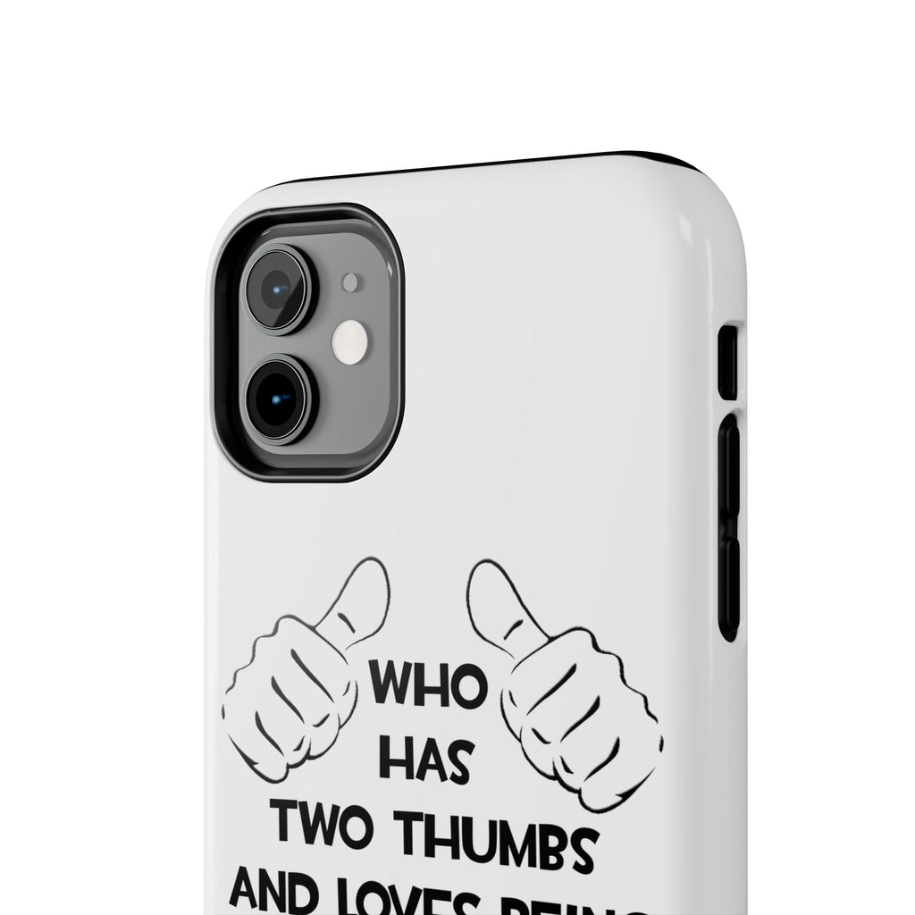 Two Thumbs and Loves Being an Astronomer - Tough Phone Cases