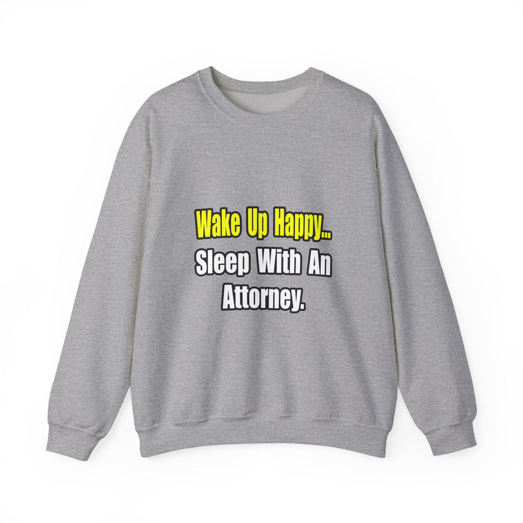 Sleep With Attorney - Unisex Heavy Blend™ Crewneck Sweatshirt