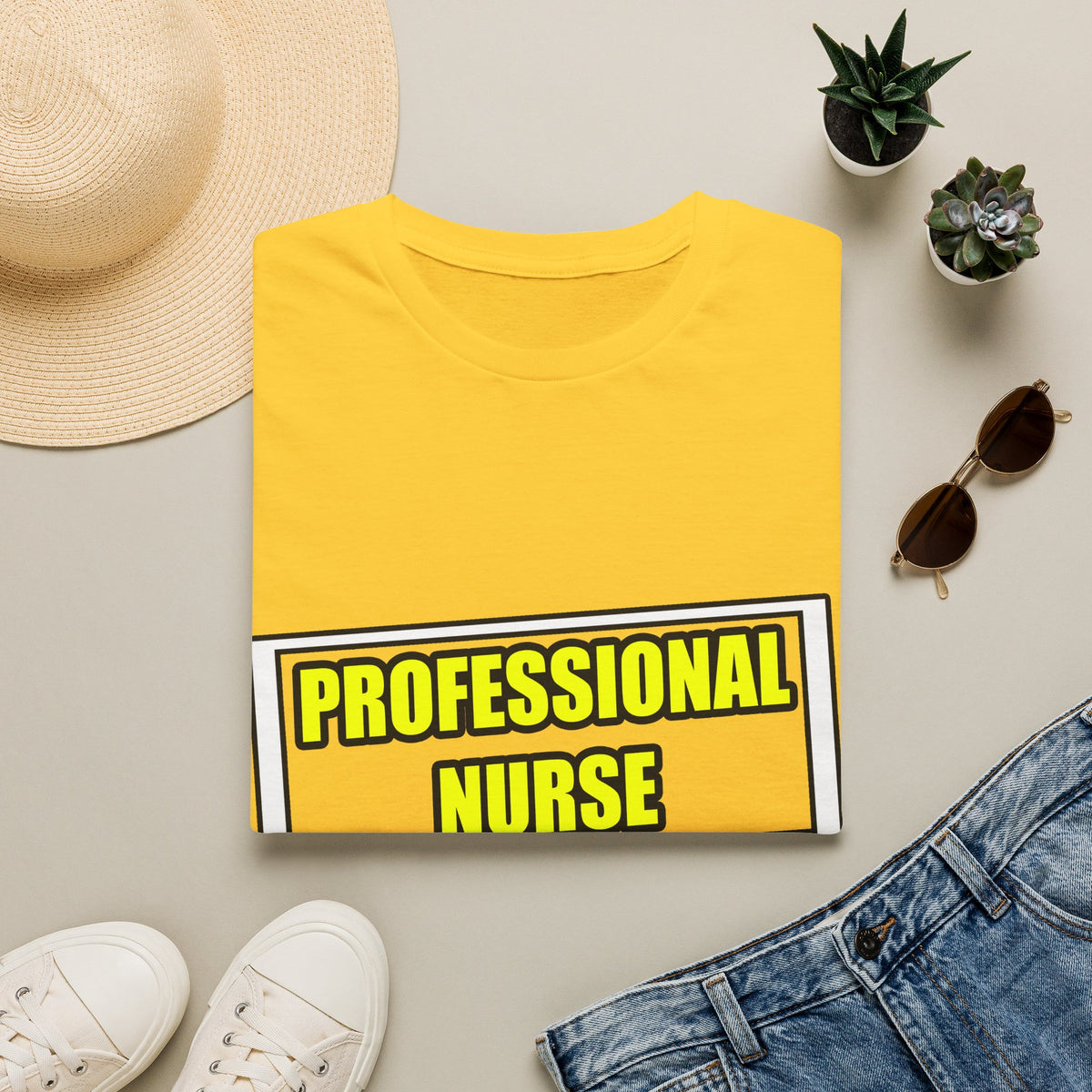 Professional Nurse...Don't Try This At Home - Unisex Softstyle T-Shirt