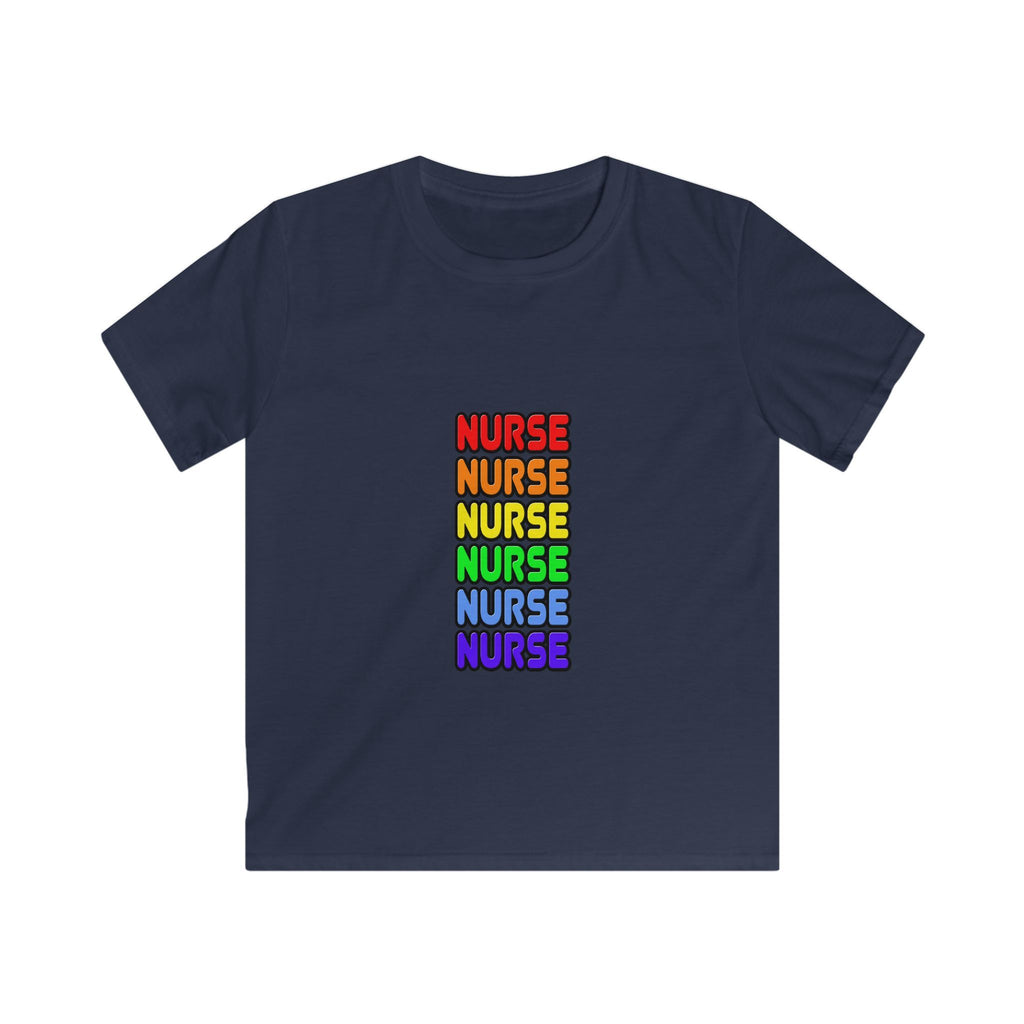 Rainbow Nurse - Kids Softstyle Tee
