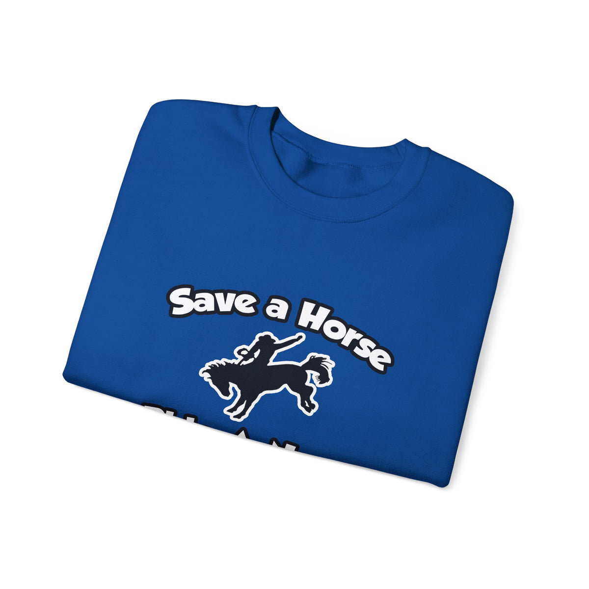 Save a Horse, Ride a Nurse Anesthetist - Unisex Heavy Blend™ Crewneck Sweatshirt