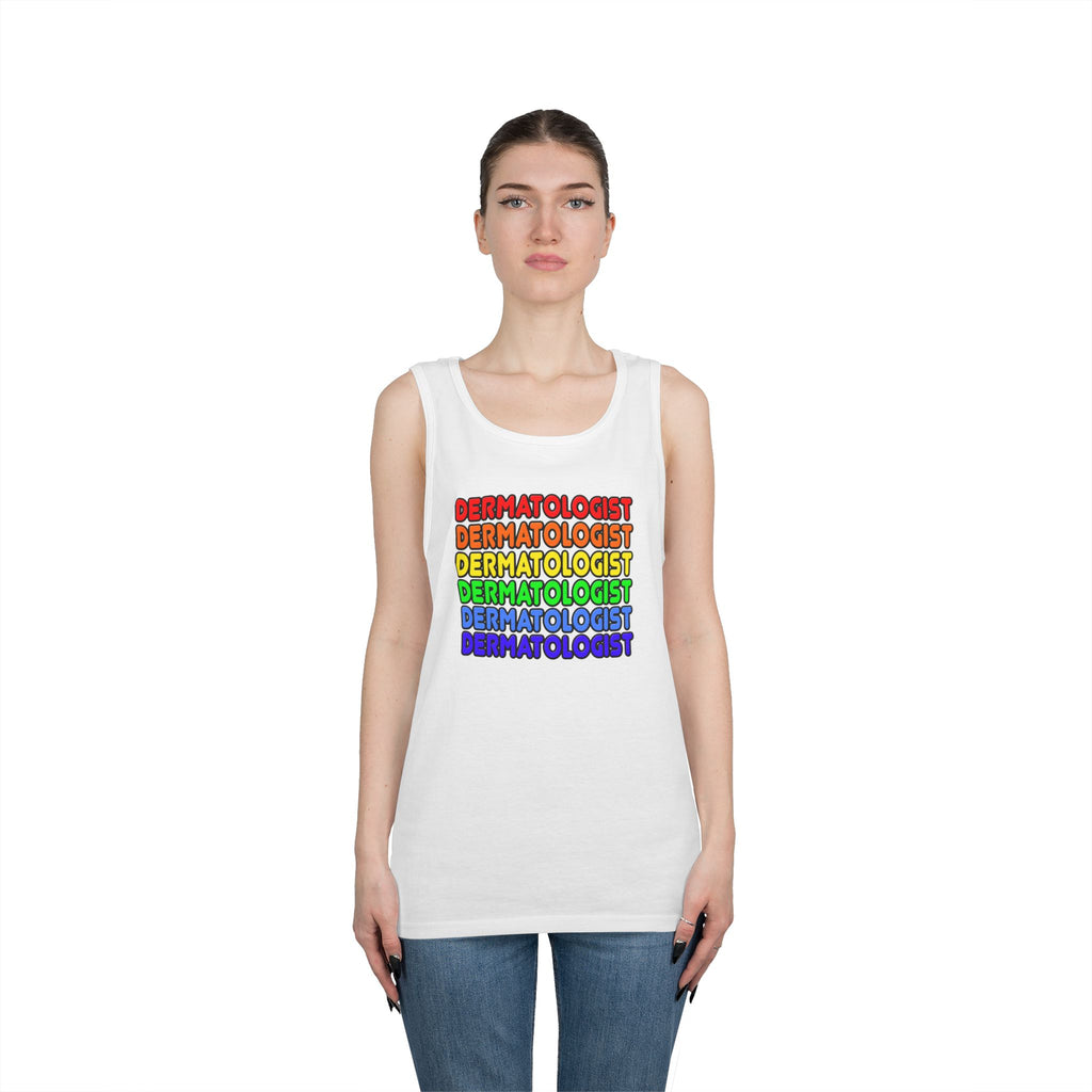 Rainbow Dermatologist - Unisex Heavy Cotton Tank Top